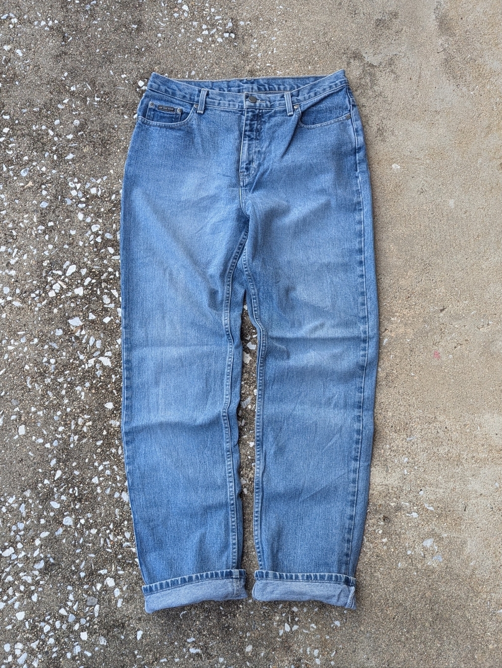 Classic Straight Leg Women's Jeans - Light Blue - Tall